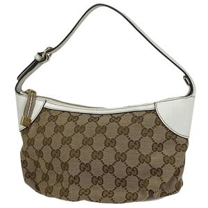 Gucci GG handbag accessory Clutch canvas beige white
